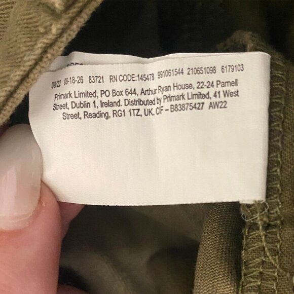 Denim Co. Olive Green Cargo Pants Women’s Size 4 (EUR 36 / UK 8) - Picture 10 of 10
